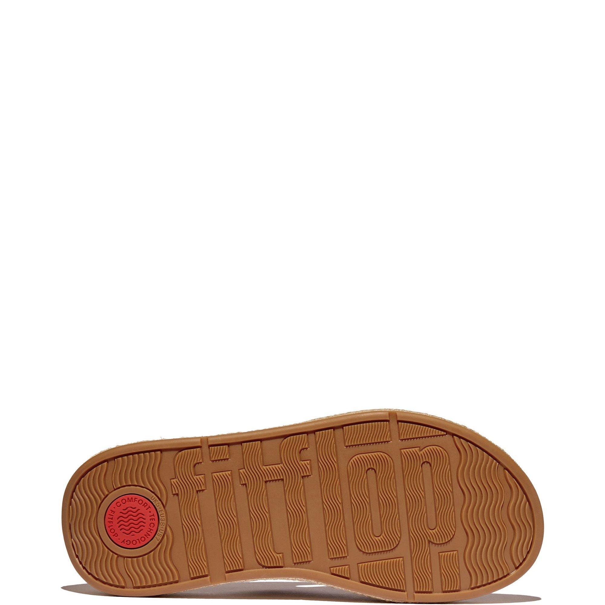 Dark Gold - Fitflop - F-Mode Toe Post Espadrille - 4