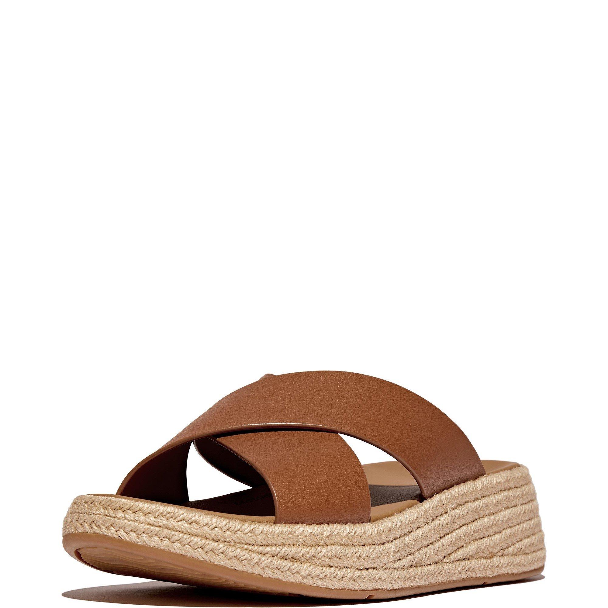 Dark Tan - Fitflop - F-Mode Cross Slide - 2