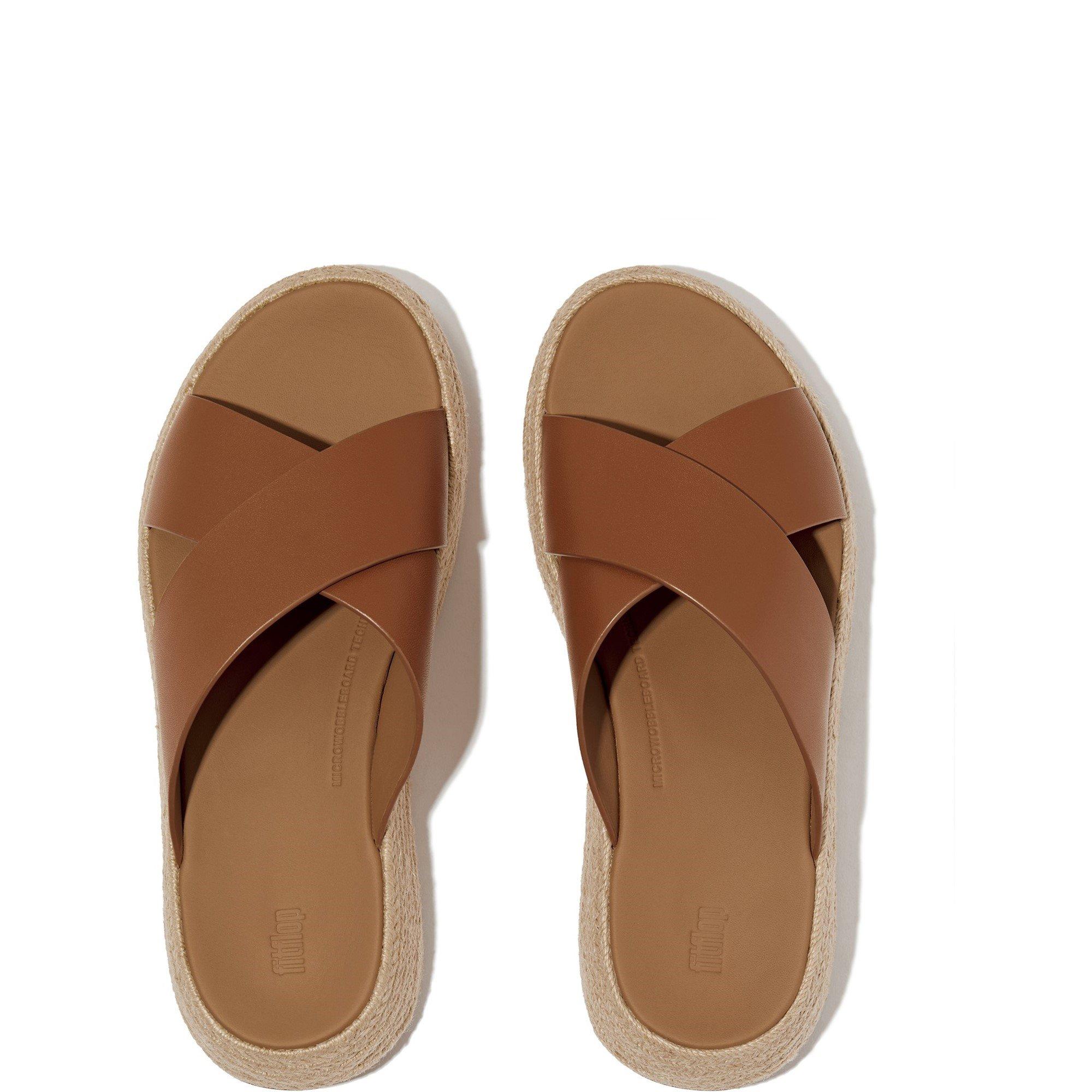 Dark Tan - Fitflop - F-Mode Cross Slide - 3