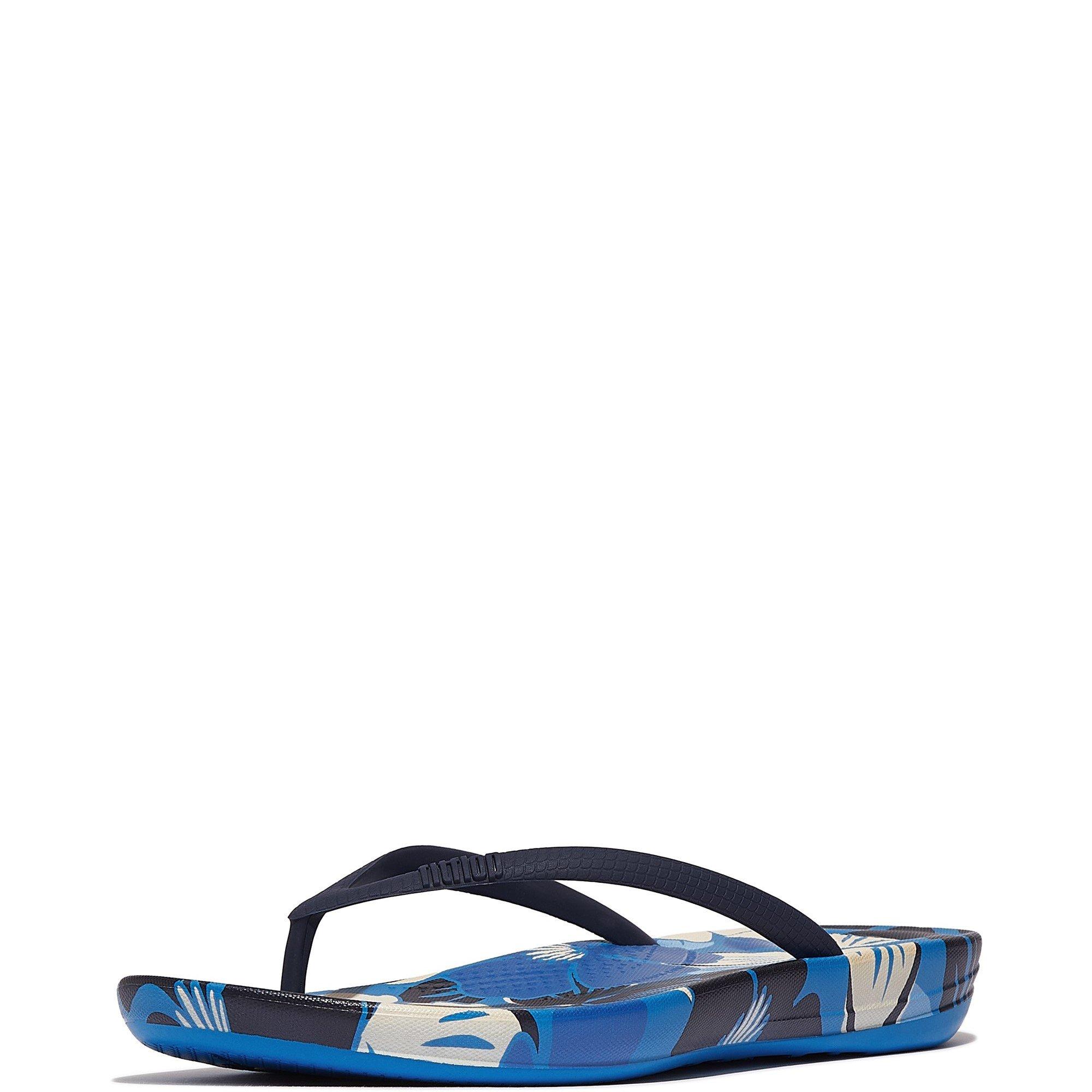 Mid Blue - Fitflop - iQushion Blossom Flip Flops - 2