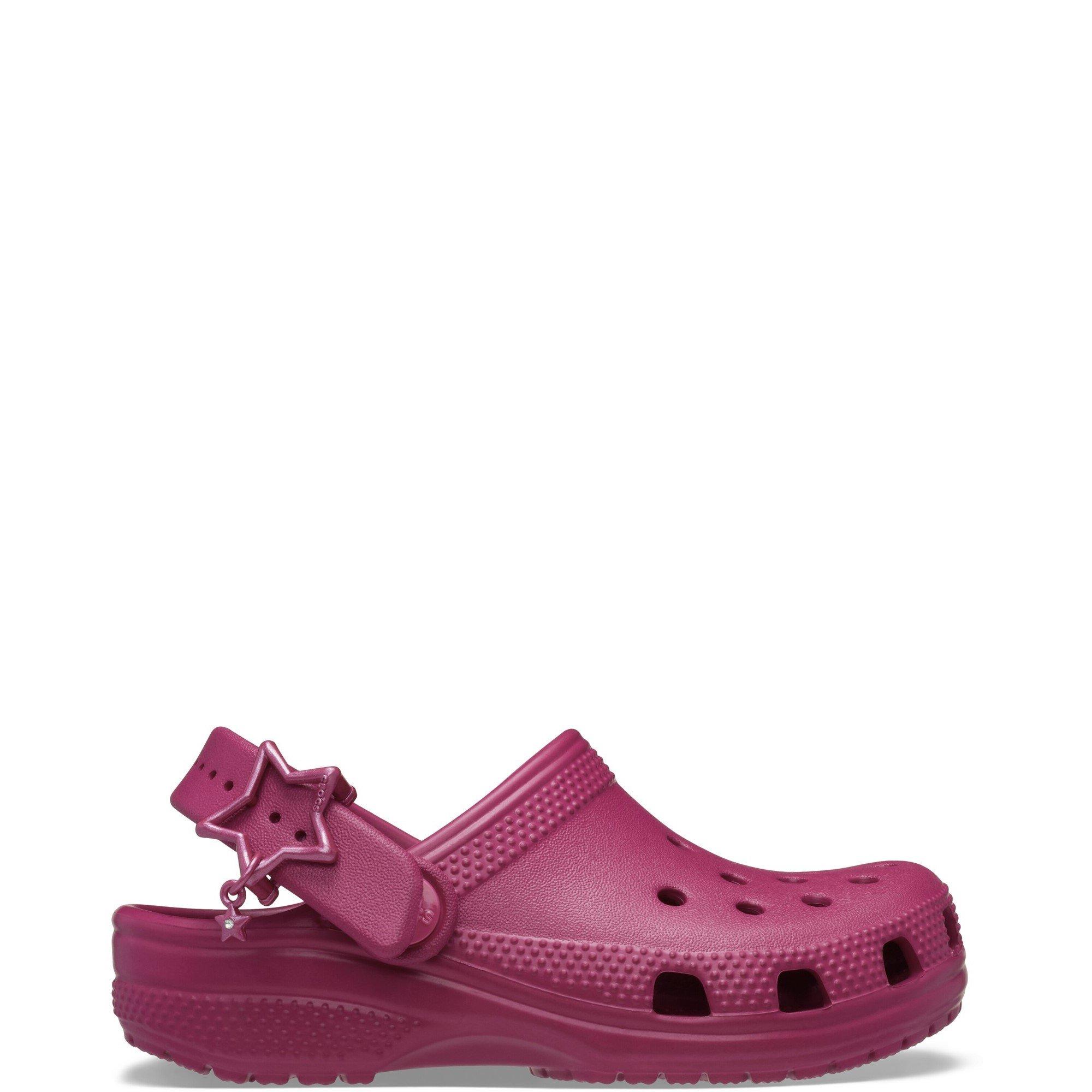 Dark Pink - Crocs - Classic Star Buckle Clog Toddler - 1
