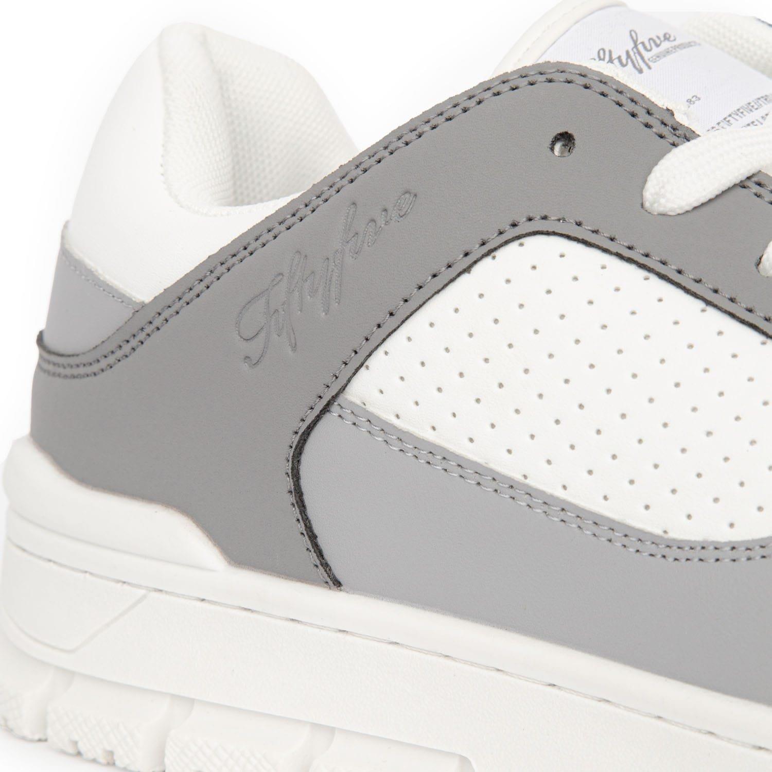 Grey - Crosshatch - Crepstar Trainers - 3