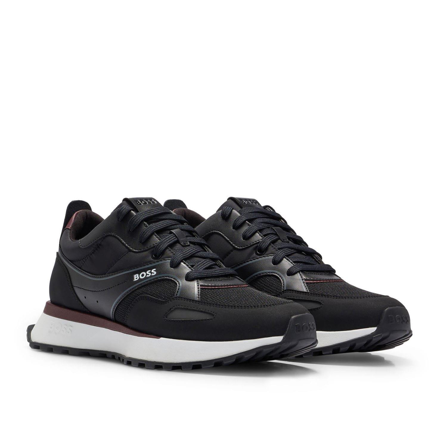 Black - Boss - Jonah Run Trainers - 3