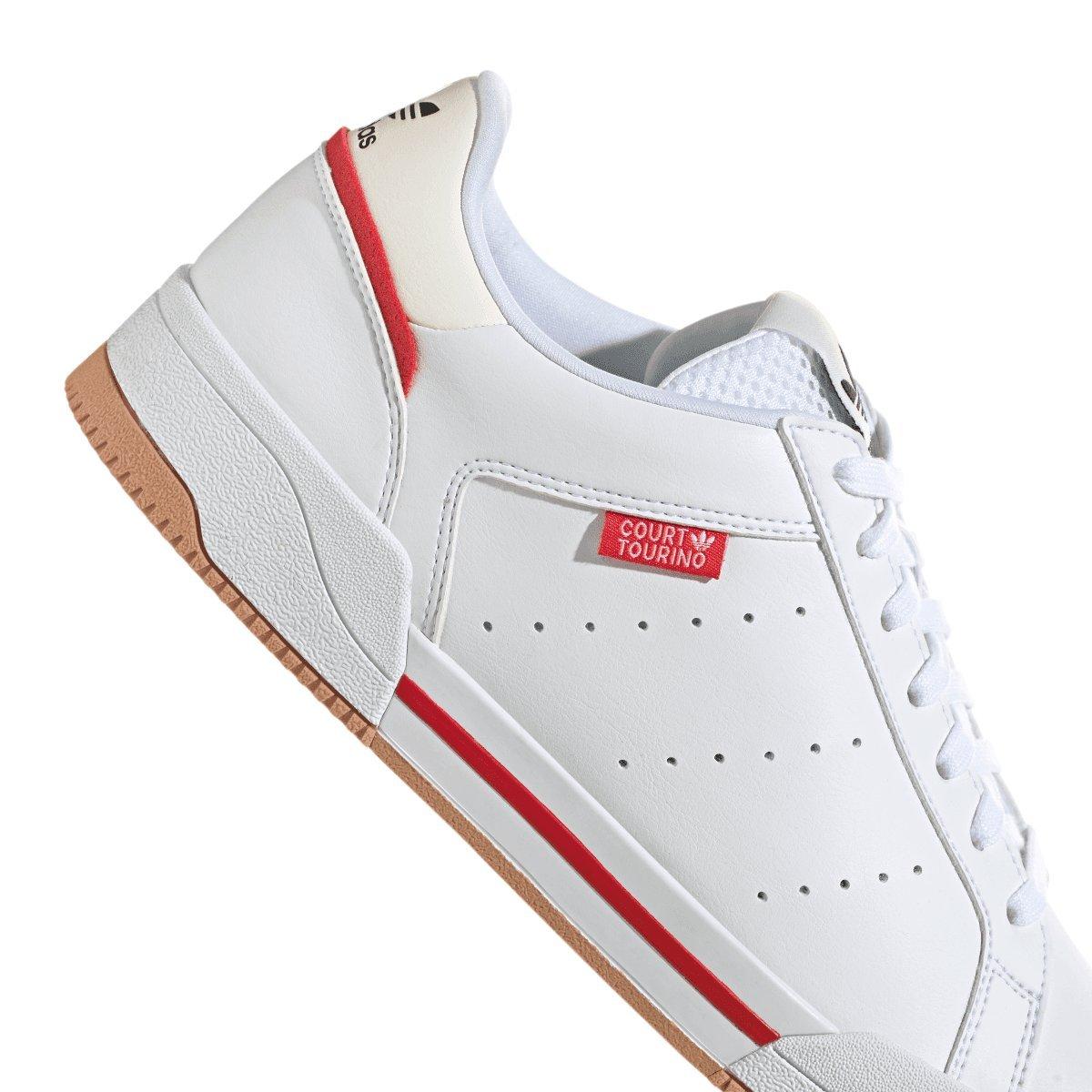 White - adidas Originals - Court Tourino Trainers - 9