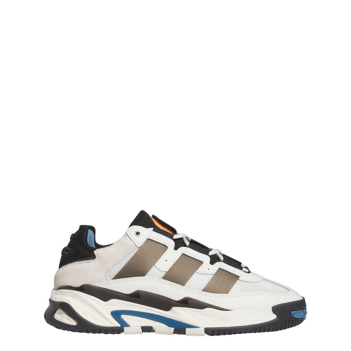 White - adidas Originals - Niteball Trainers - 2