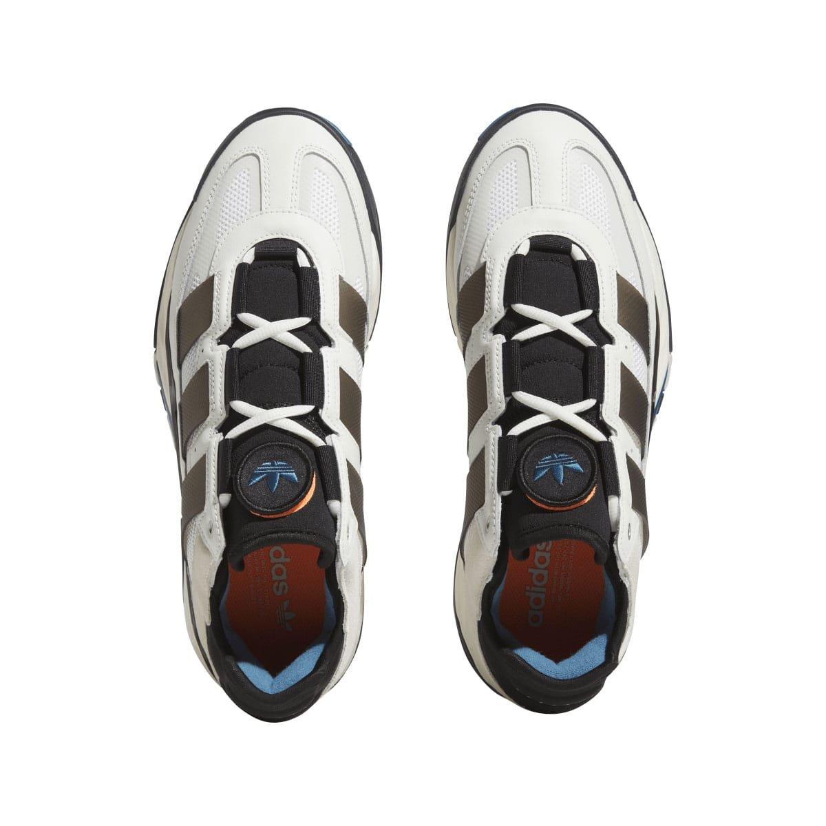White - adidas Originals - Niteball Trainers - 3