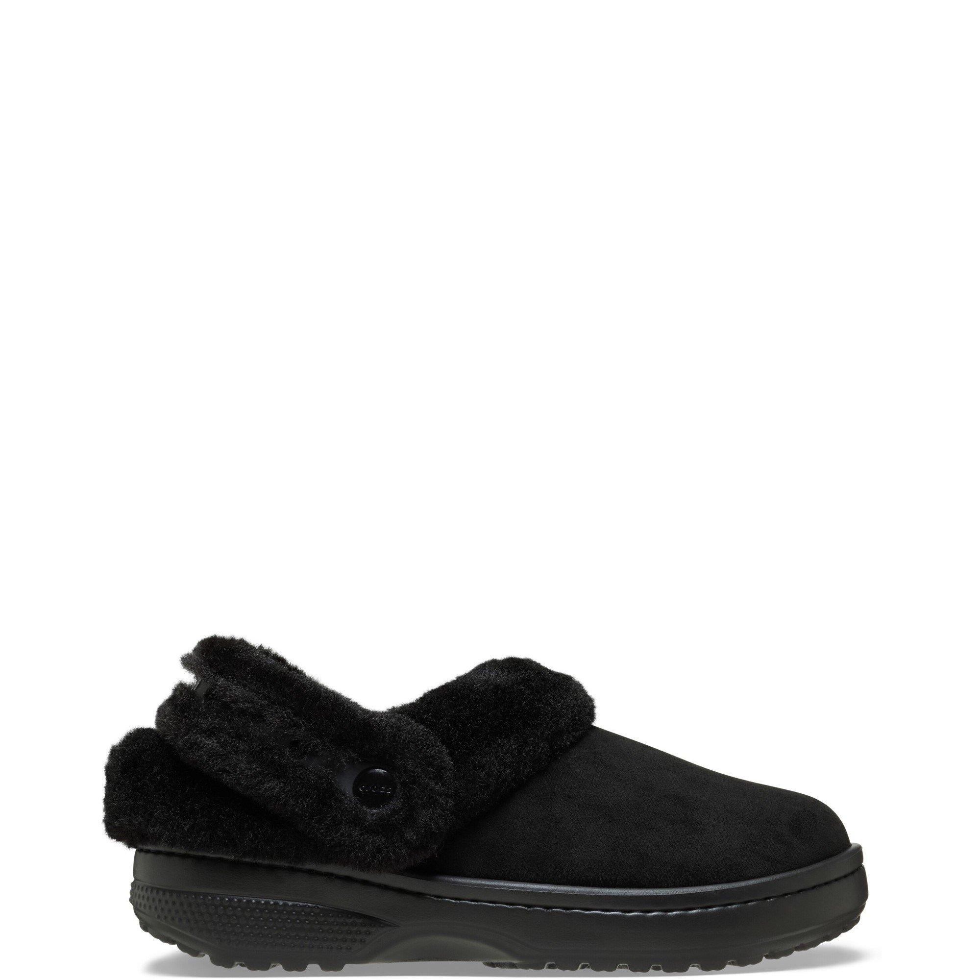 Black - Crocs - Unfurgettable Vegan Suede Clog - 1