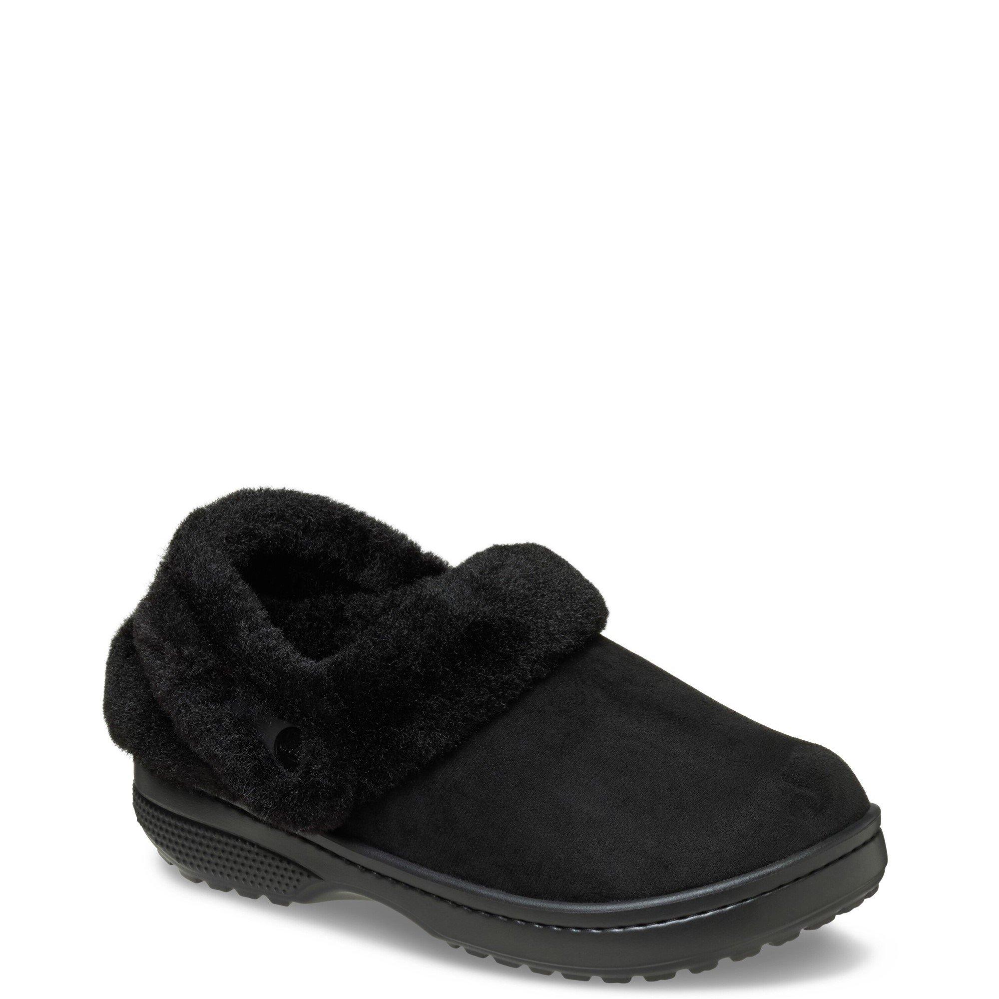 Black - Crocs - Unfurgettable Vegan Suede Clog - 2