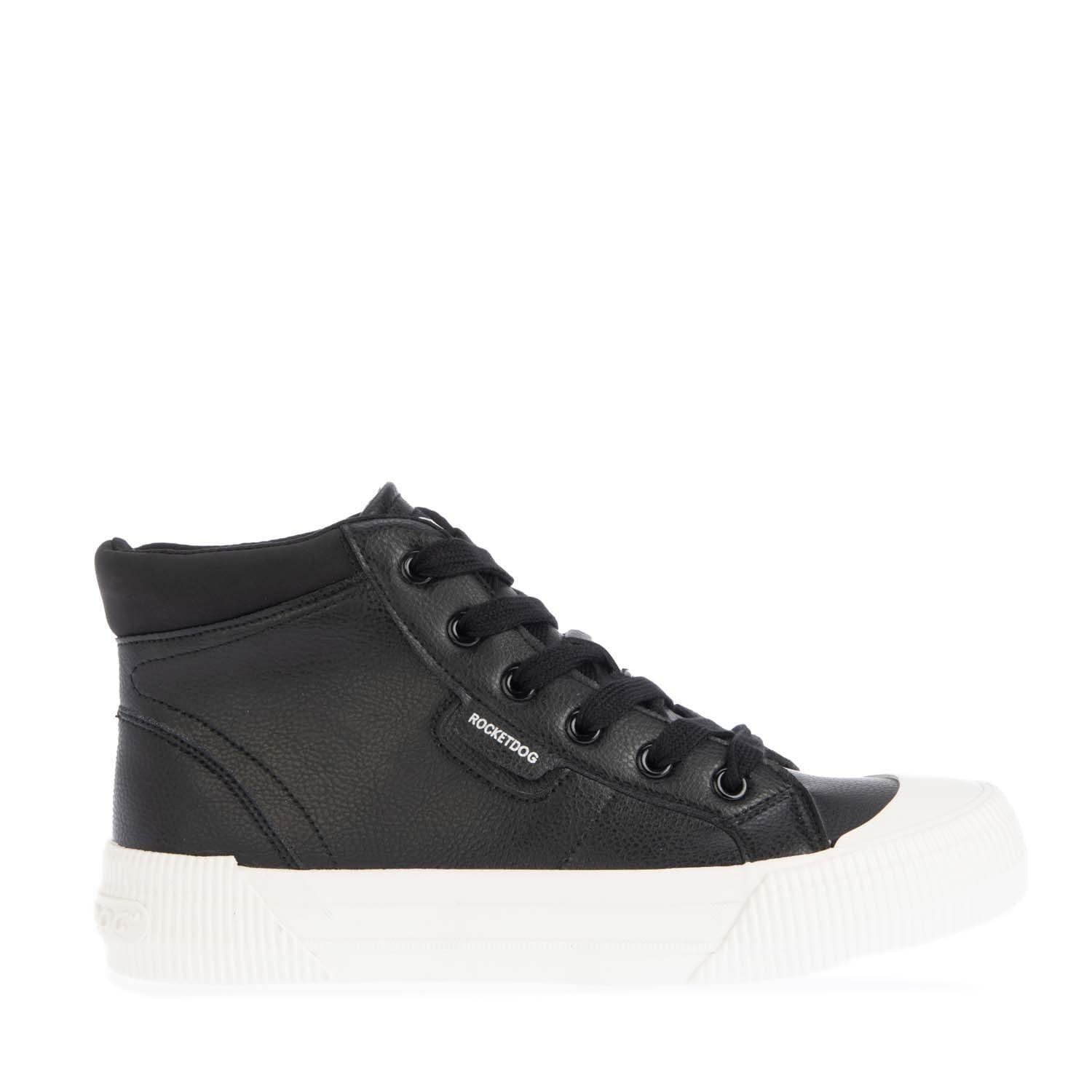 Black - Rocket Dog - Cheery High Top Trainers - 1