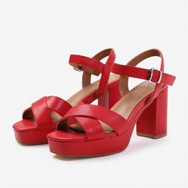 Wheres That From Marcia Wide Fit Statement Platform Strappy Block H