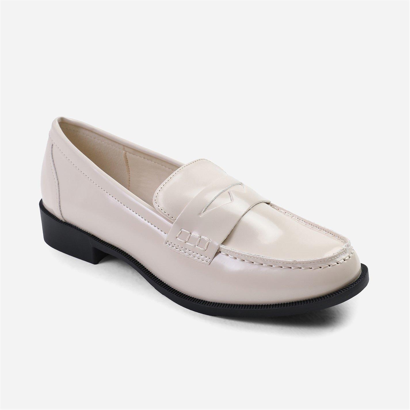 Creampatent - Wheres That From - Houston Slip On Loafer In Cream Patent - 1