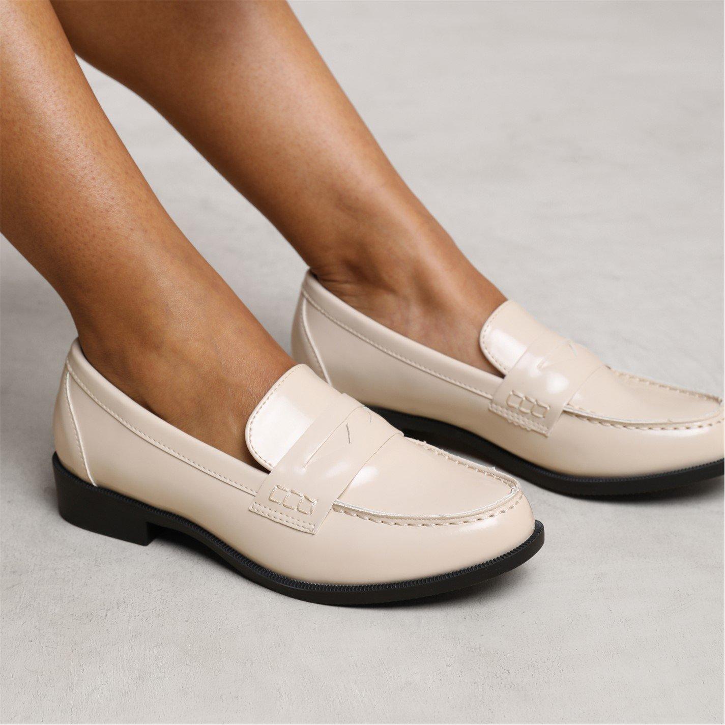 Creampatent - Wheres That From - Houston Slip On Loafer In Cream Patent - 3