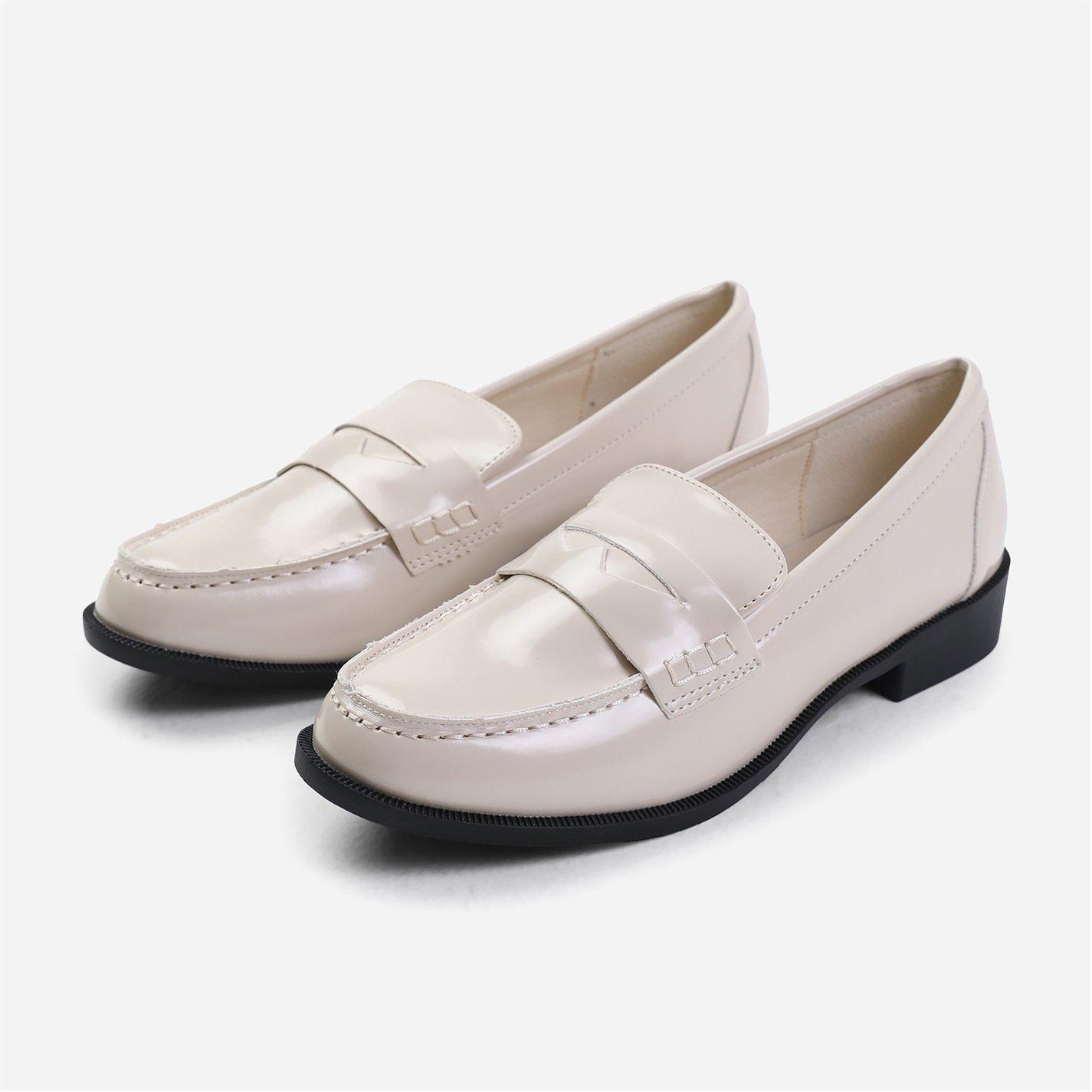Creampatent - Wheres That From - Houston Slip On Loafer In Cream Patent - 4