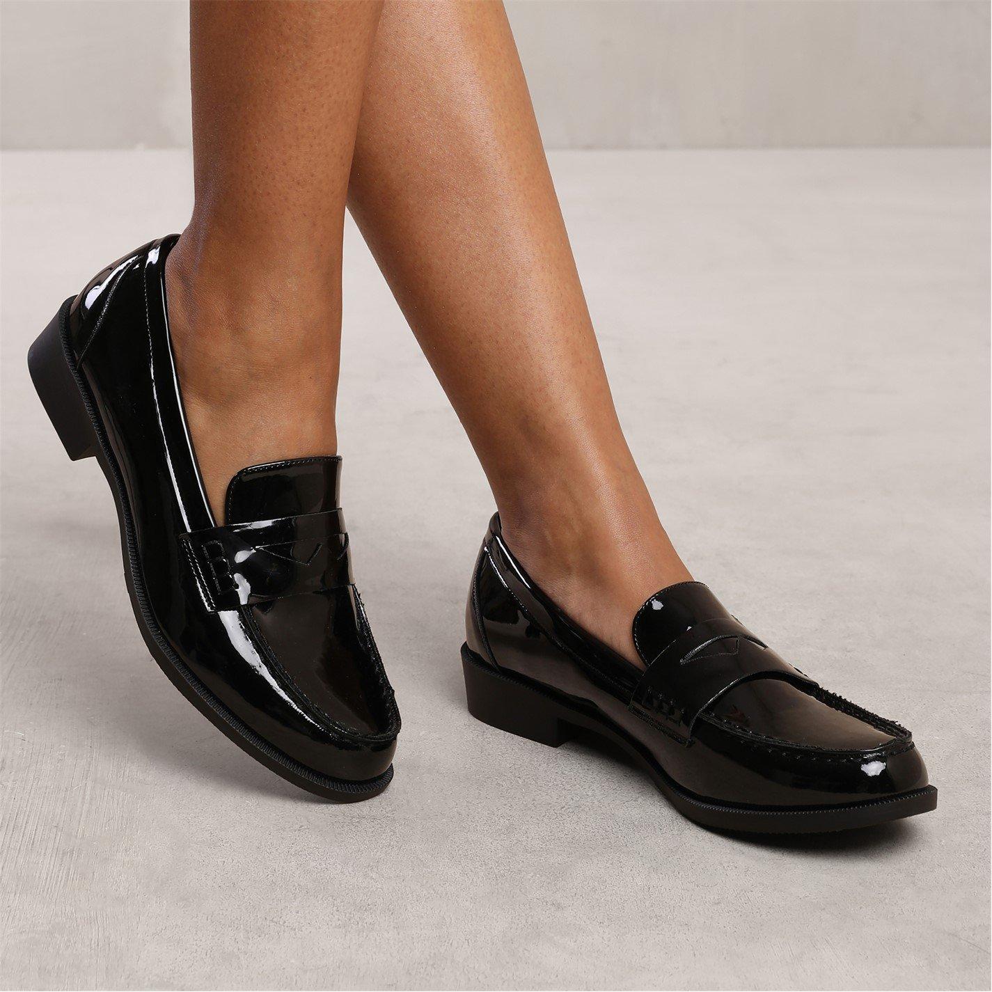 Black Patent - Wheres That From - Houston Slip On Loafer In Black Patent - 3
