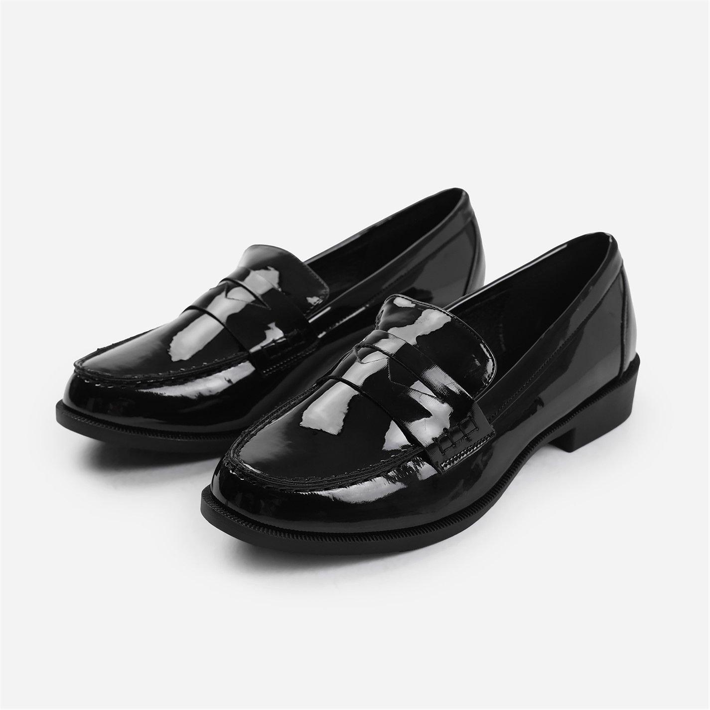 Black Patent - Wheres That From - Houston Slip On Loafer In Black Patent - 4