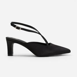 Wheres That From Serna Wide Fit Pointed Toe Low Block Heel With Cro