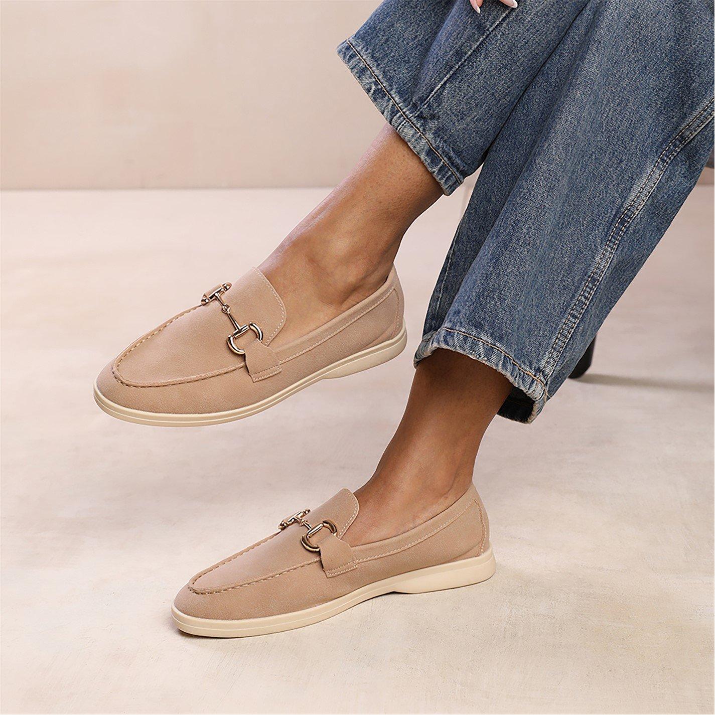 Khakisuede - Wheres That From - Italy Slip On Loafer With Metal Detailing In Khaki - 3