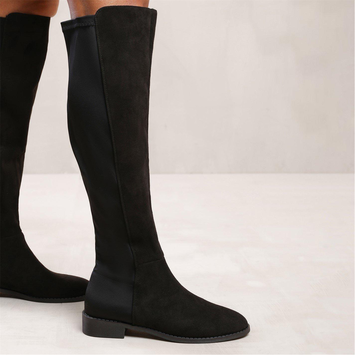 Black Suede - Wheres That From - Black Suede Diem Over The Knee Boots - 2