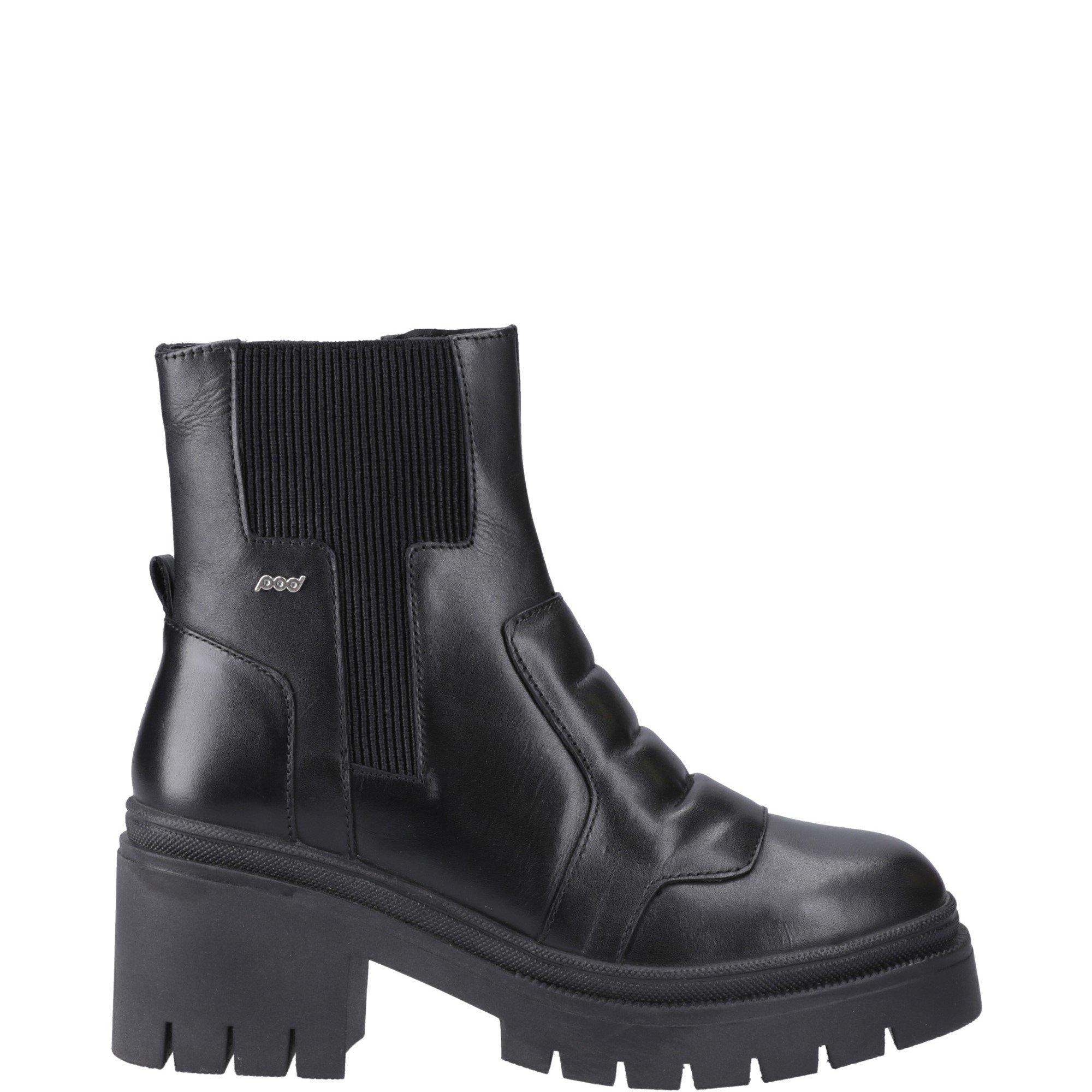 Pod Women's Lillian Heeled Ankle Boot - Black - 4 (37)