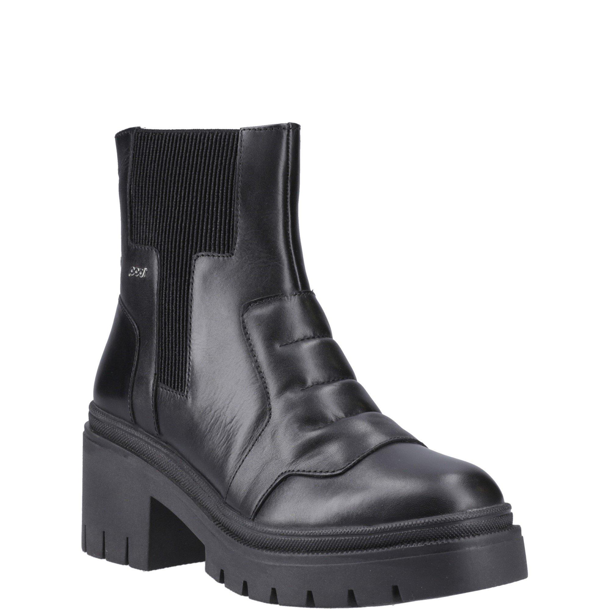 Black - POD - Lillian Heeled Ankle Boot - 2