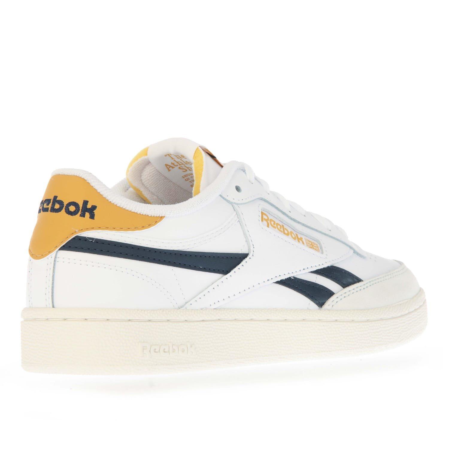 White Navy - Reebok - Club C Revenge Trainers - 3