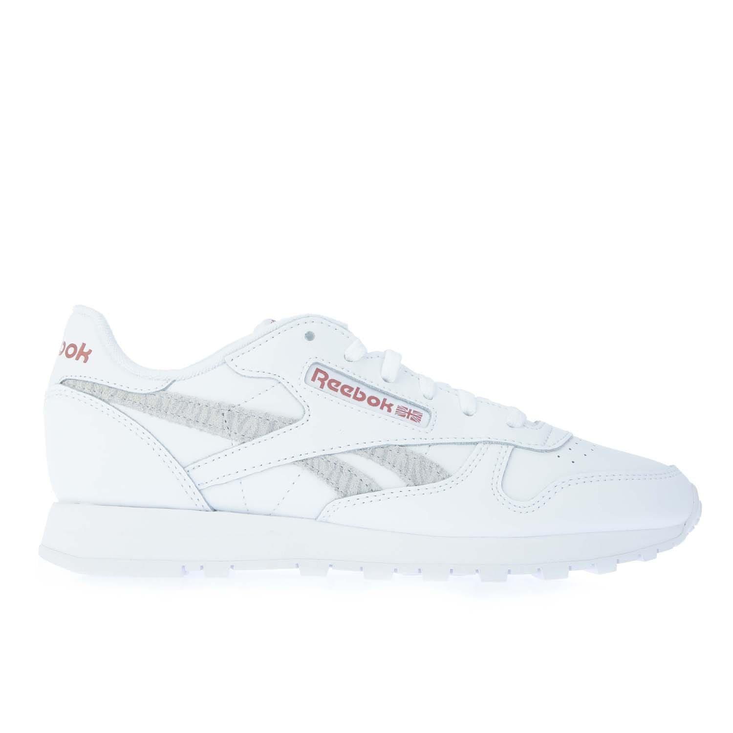 White - Reebok - Classic Leather Trainers - 1