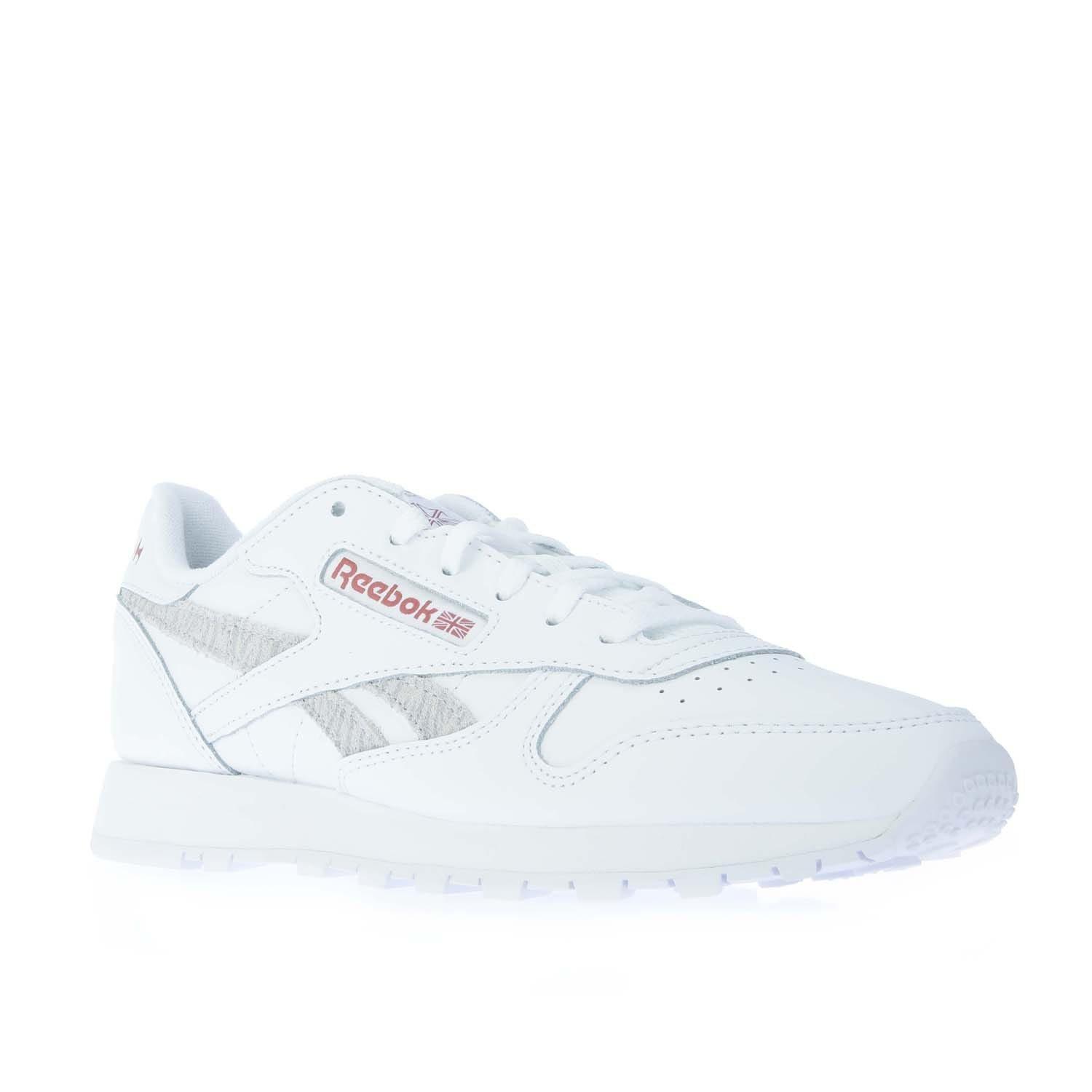 White - Reebok - Classic Leather Trainers - 2