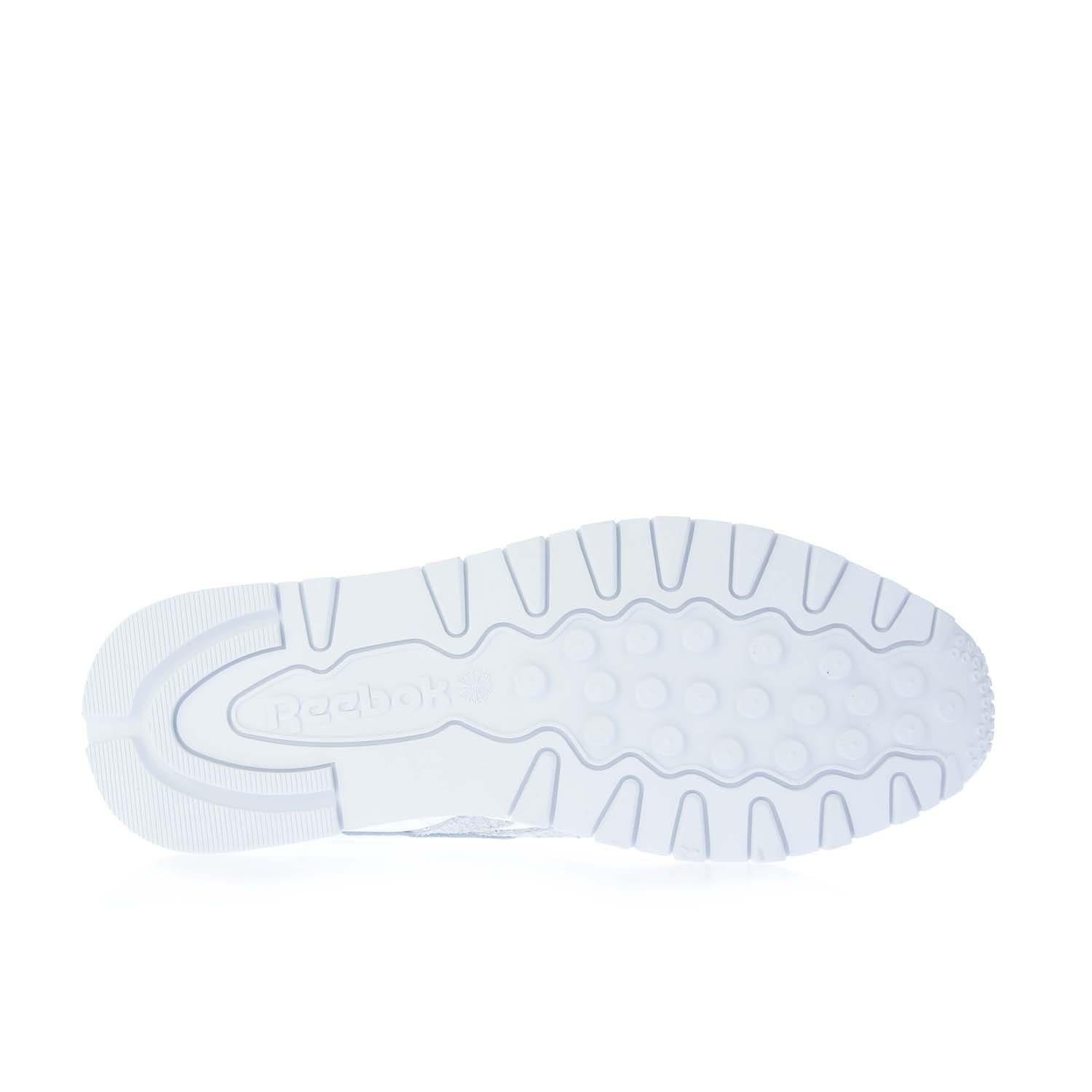 White - Reebok - Classic Leather Trainers - 4