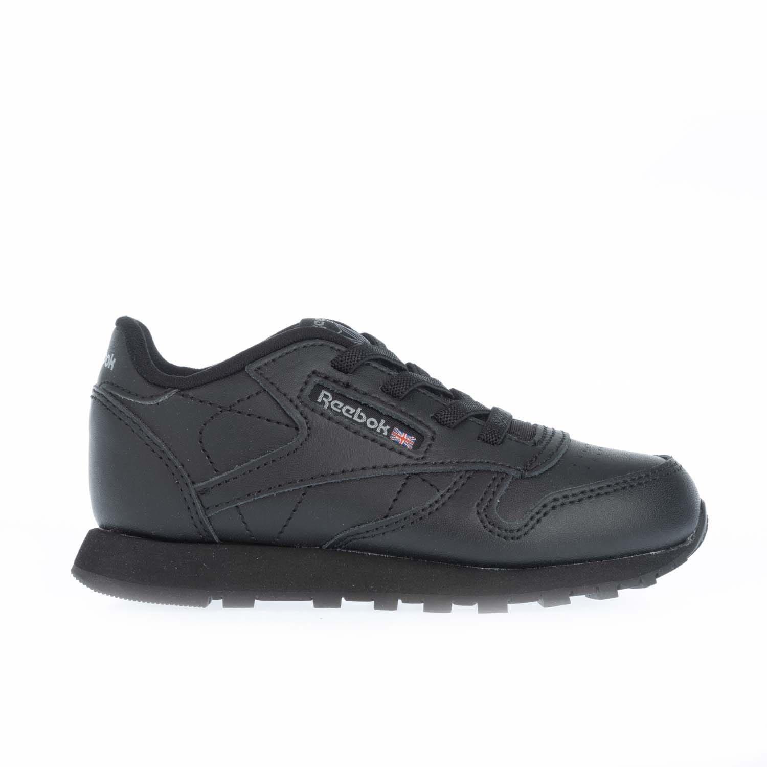 Black - Reebok - Classic Leather Trainers - 1
