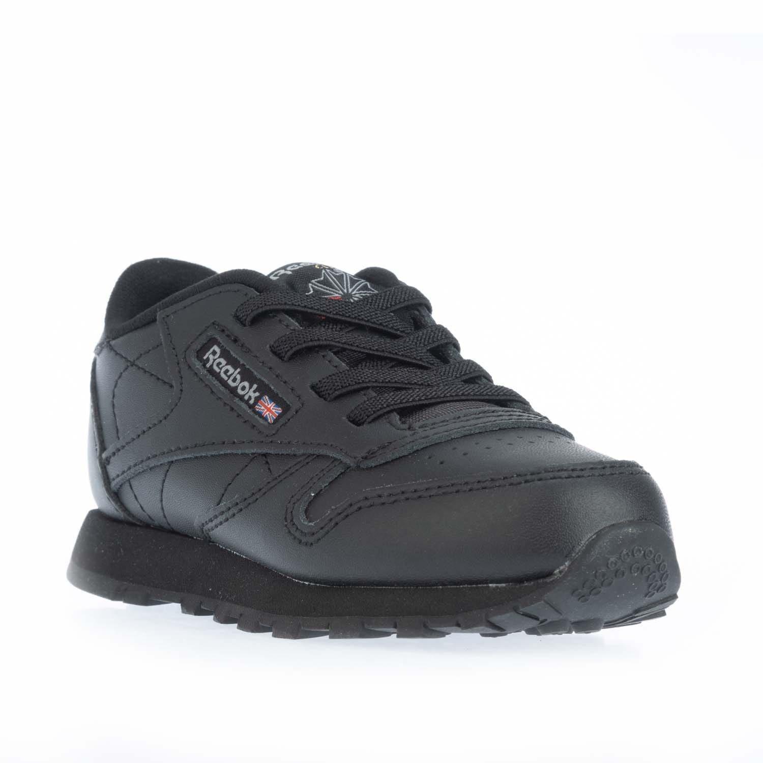 Black - Reebok - Classic Leather Trainers - 2