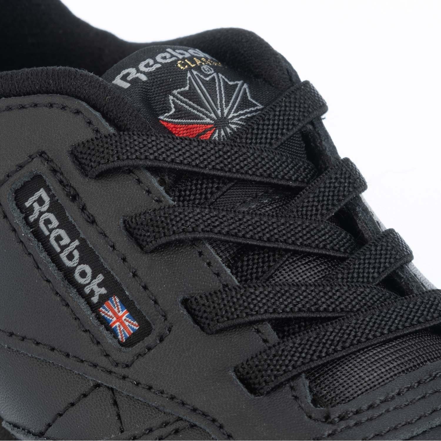 Black - Reebok - Classic Leather Trainers - 5