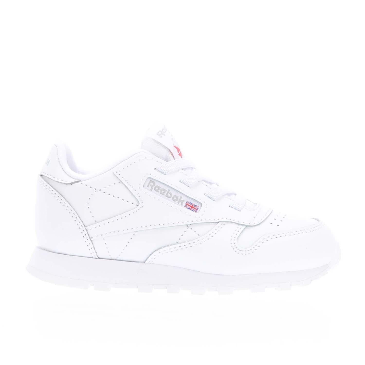 White - Reebok - Classic Leather Trainers - 1