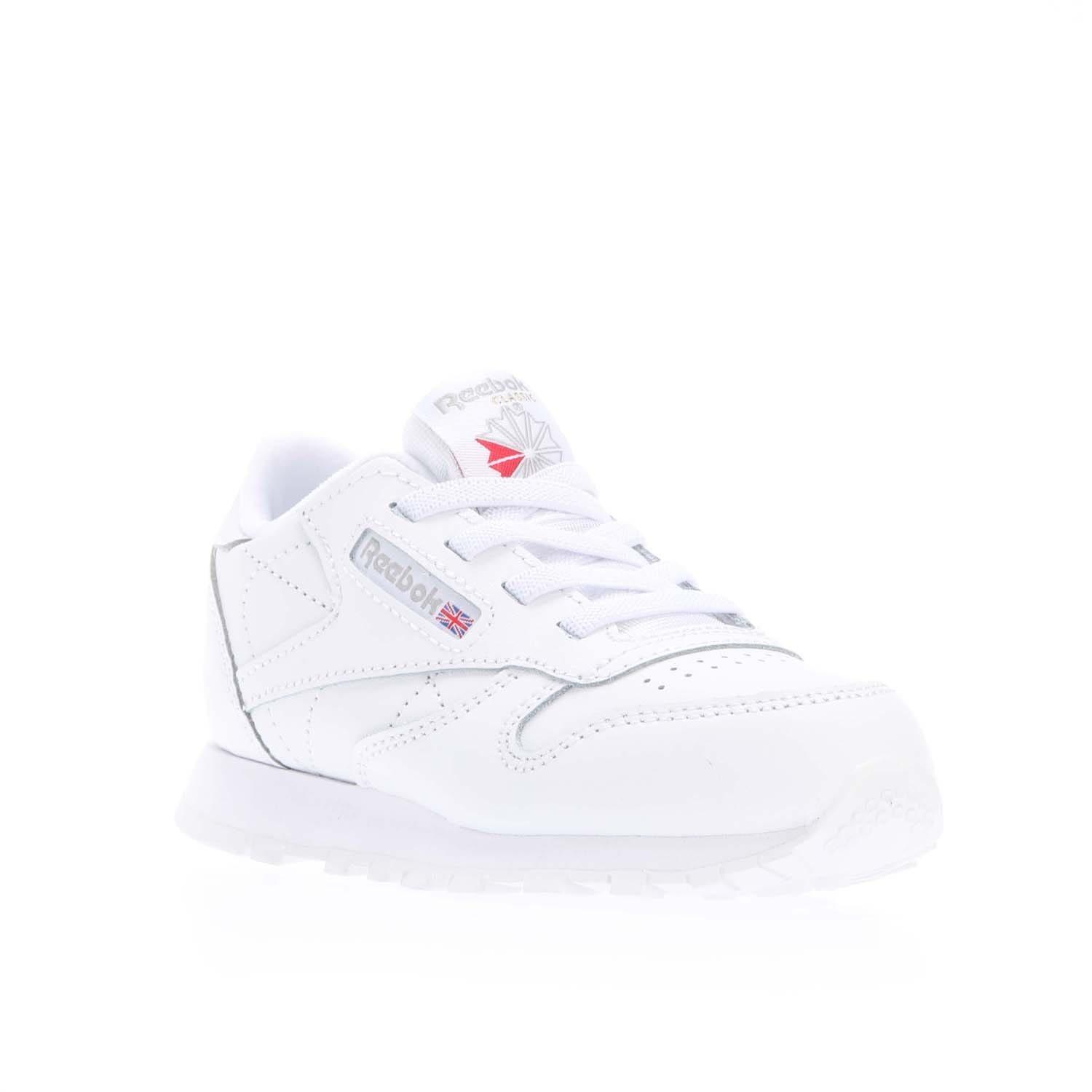 White - Reebok - Classic Leather Trainers - 2