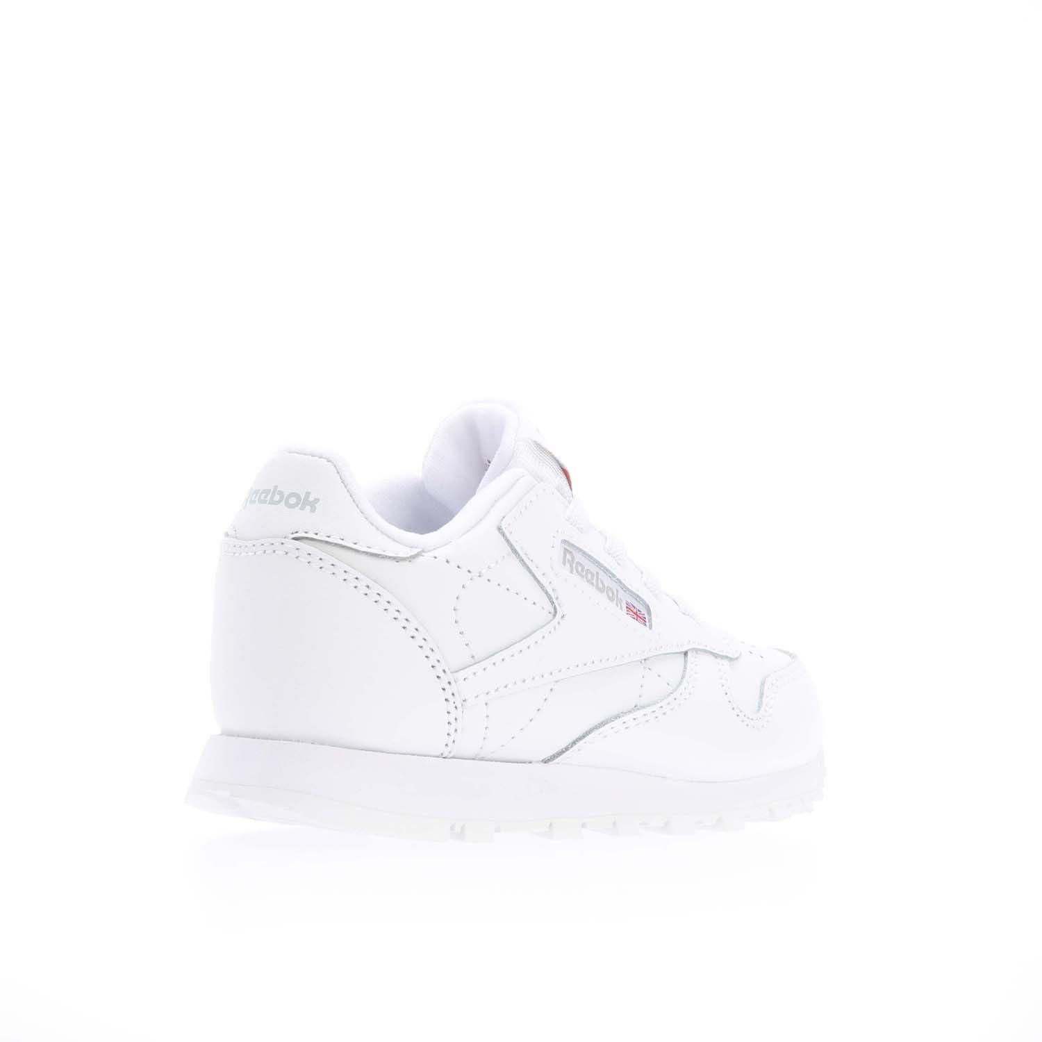 White - Reebok - Classic Leather Trainers - 3