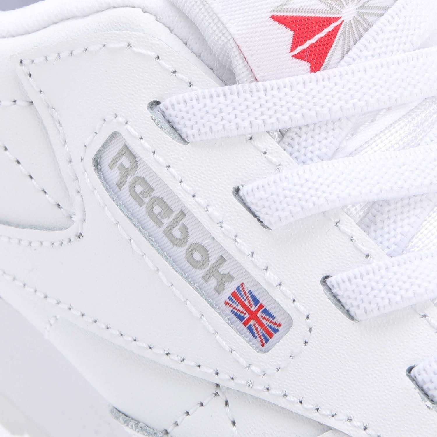 White - Reebok - Classic Leather Trainers - 5