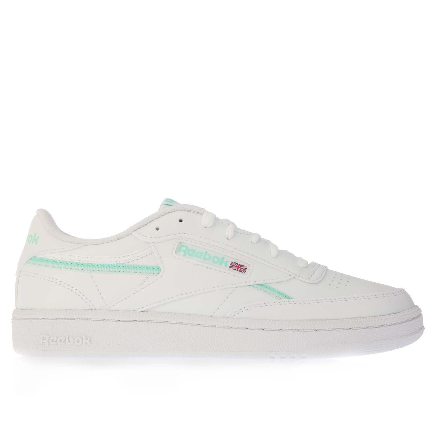 White - Reebok - Club C 85 Vegan Trainers - 1