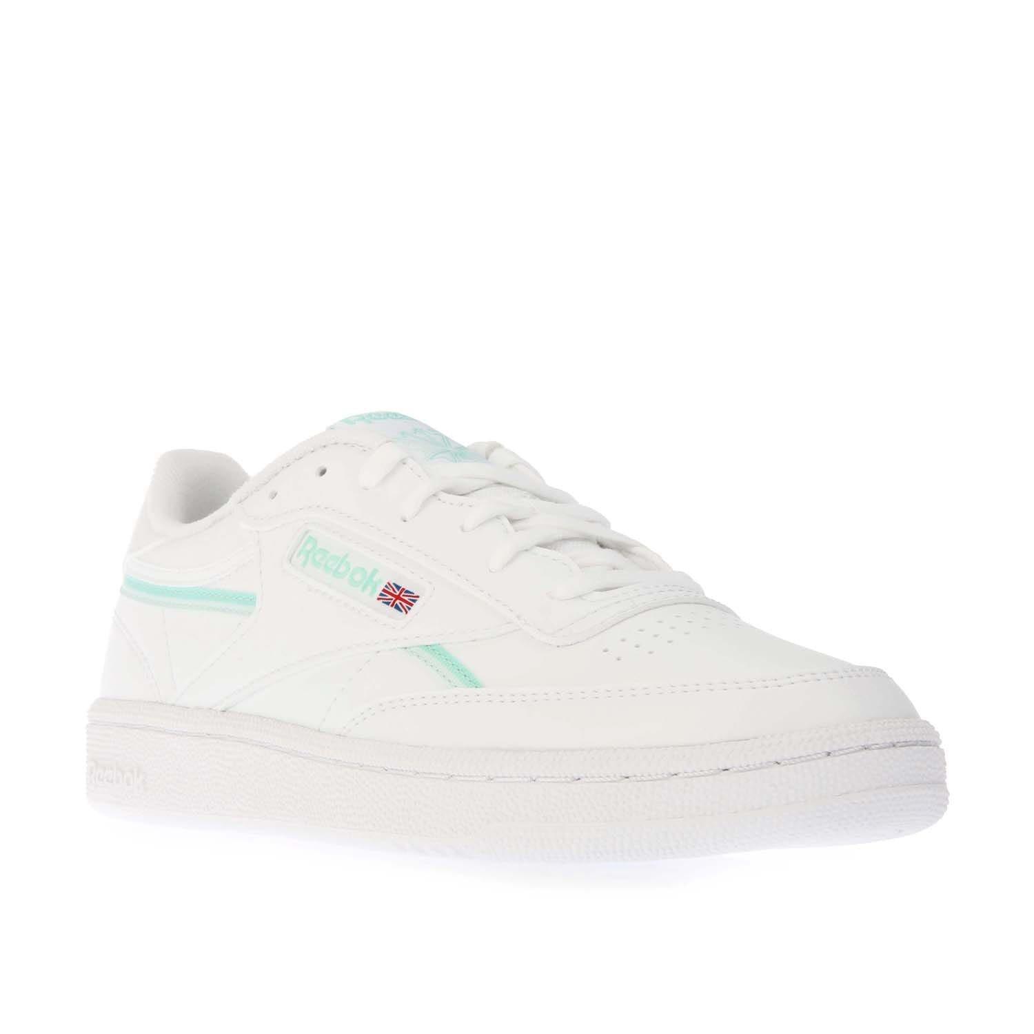 White - Reebok - Club C 85 Vegan Trainers - 2