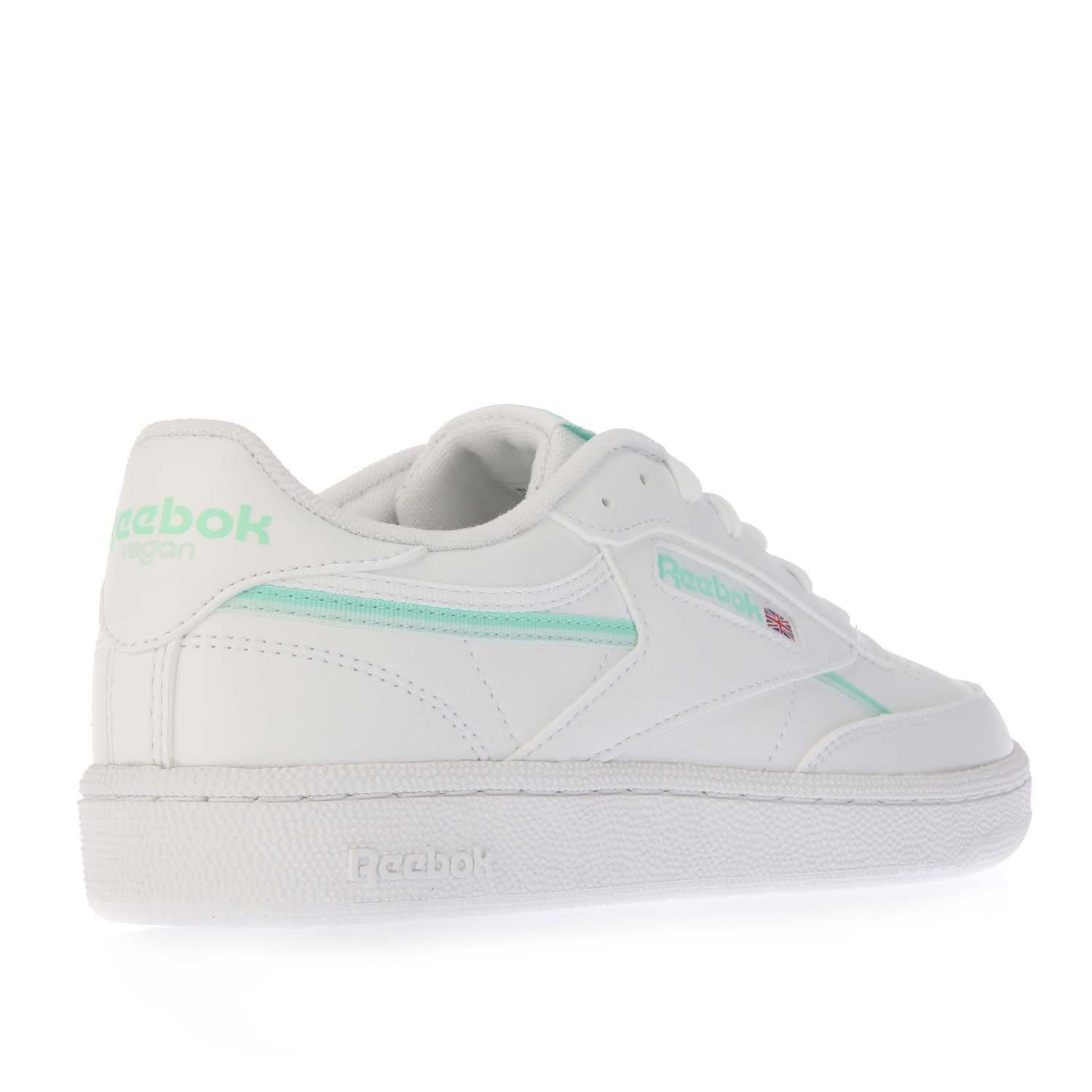 White - Reebok - Club C 85 Vegan Trainers - 3