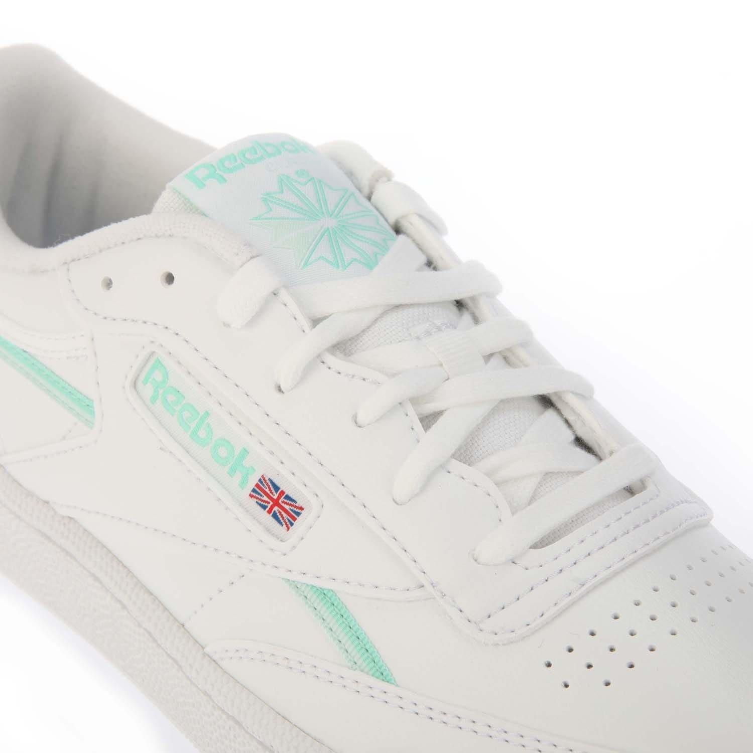 White - Reebok - Club C 85 Vegan Trainers - 5