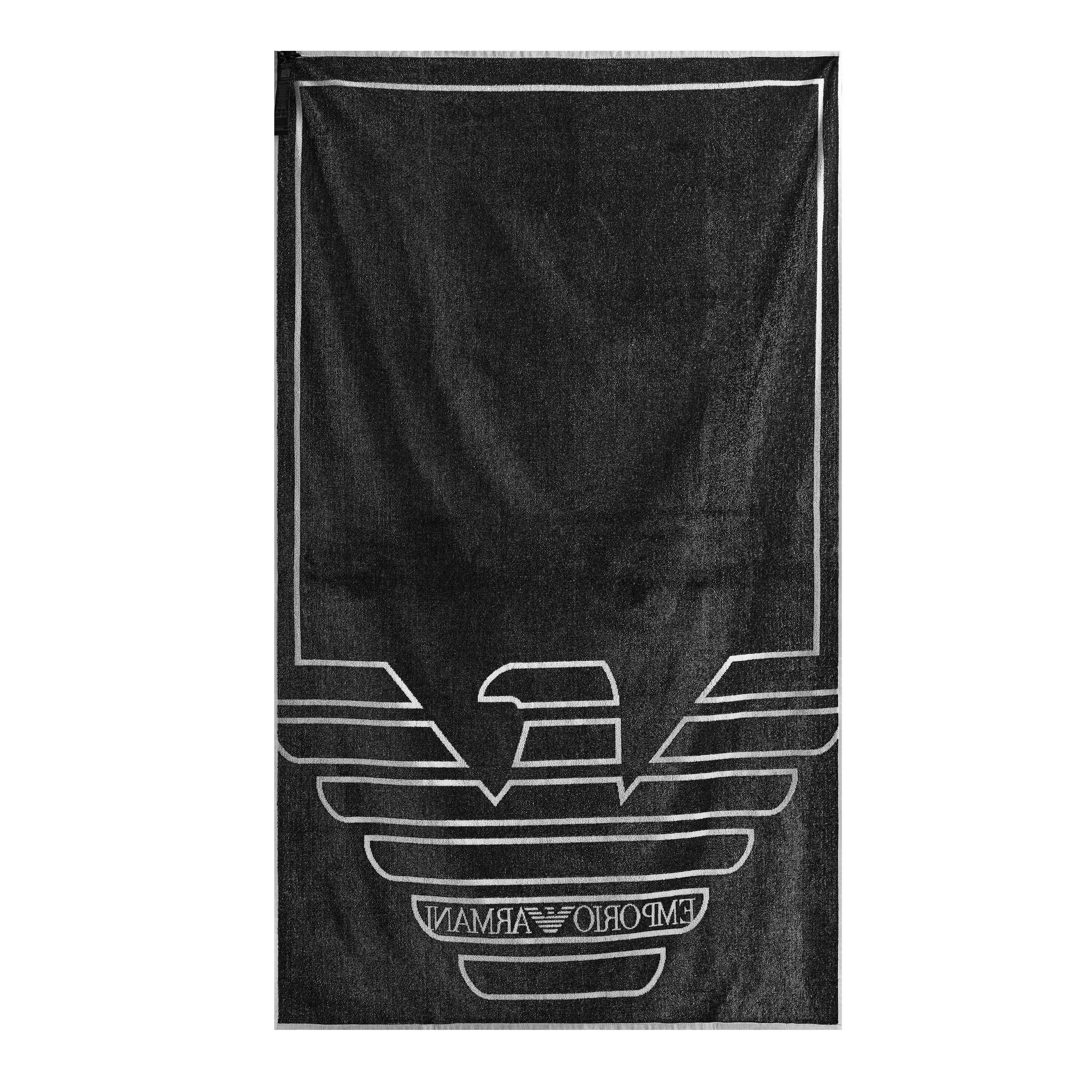 White - Emporio Armani - Woven Towel - 2
