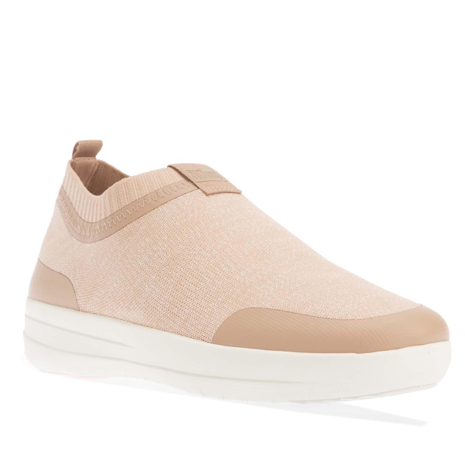 Blush - Fitflop - Uberknit Slip On Sneakers - 2