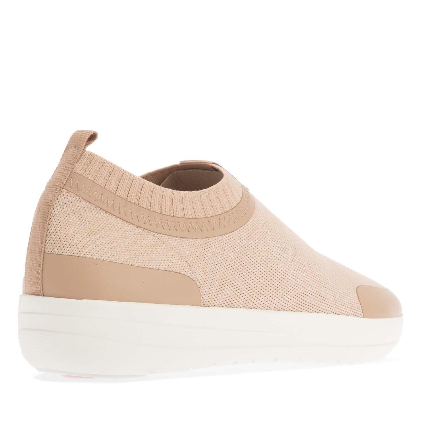 Blush - Fitflop - Uberknit Slip On Sneakers - 3