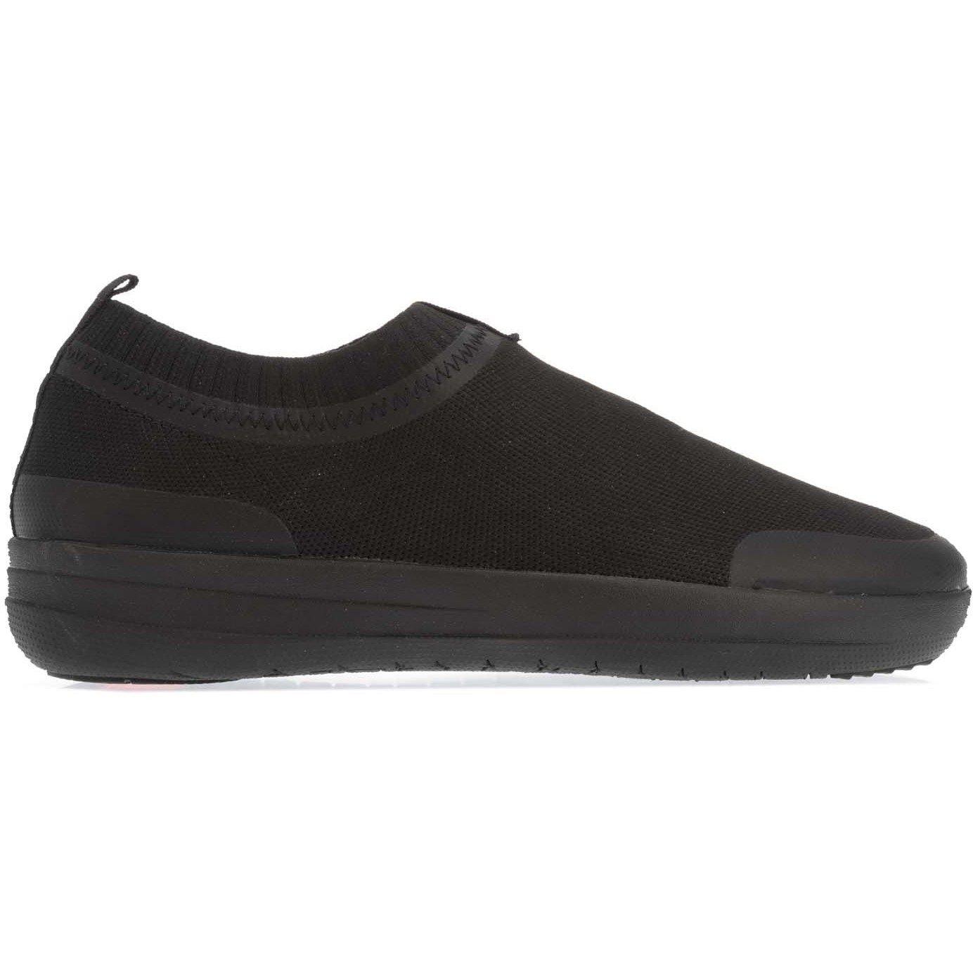 Black - FitFlop - Uberknit Slip On Sneakers - 1