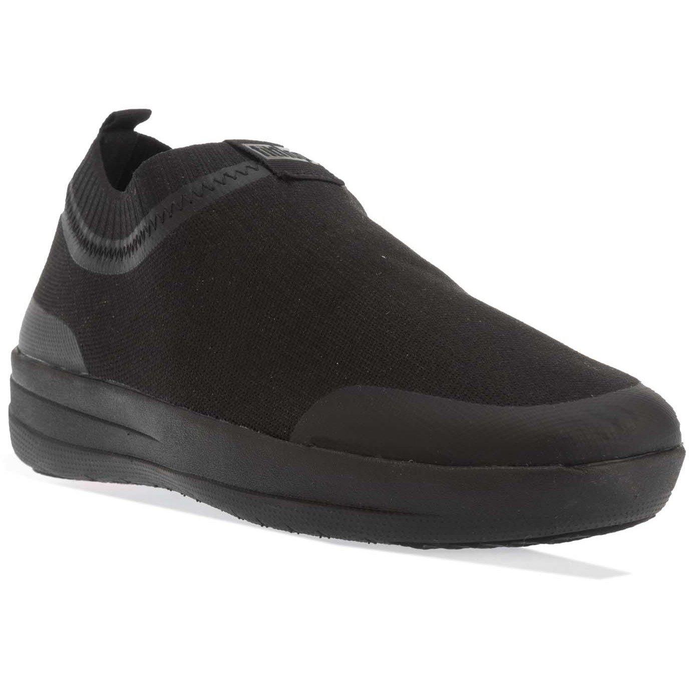 Black - Fitflop - Uberknit Slip On Sneakers - 2