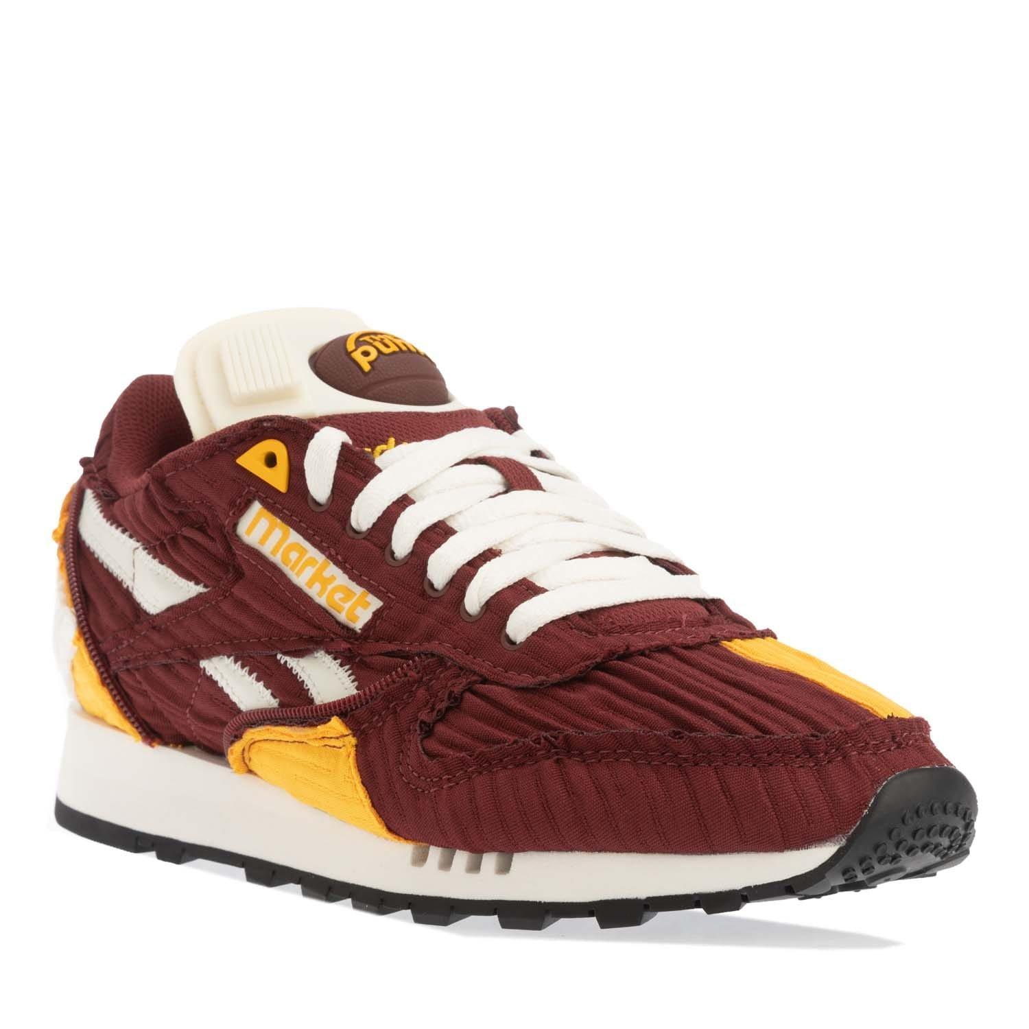 Burgundy - Reebok - Classic Leather Pump Shoes - 2