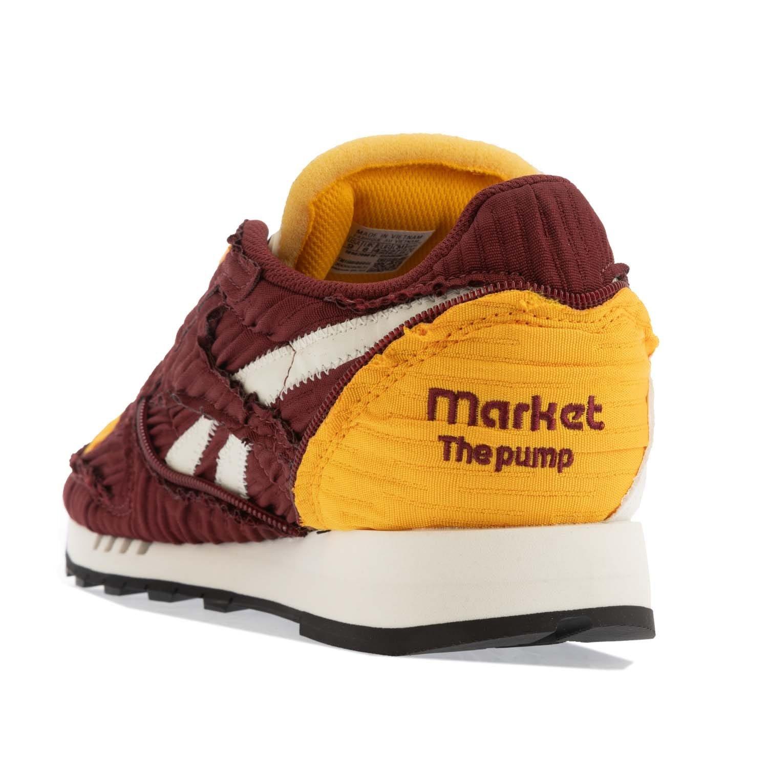 Burgundy - Reebok - Classic Leather Pump Shoes - 5