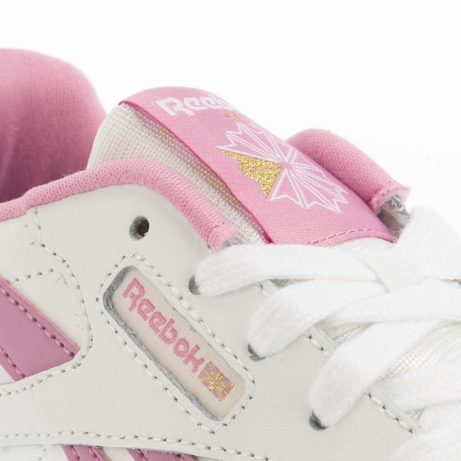 White Pink - Reebok - Classic Leather Shoes - 5