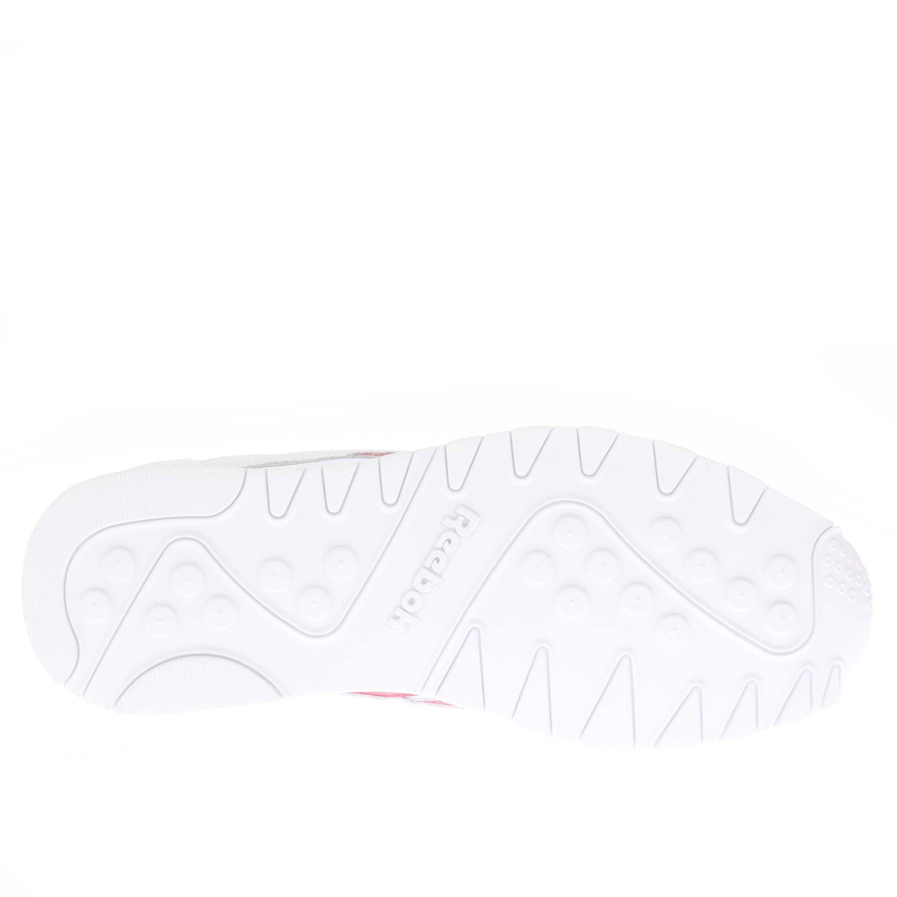 White Red - Reebok - Classic Nylon Trainers - 4