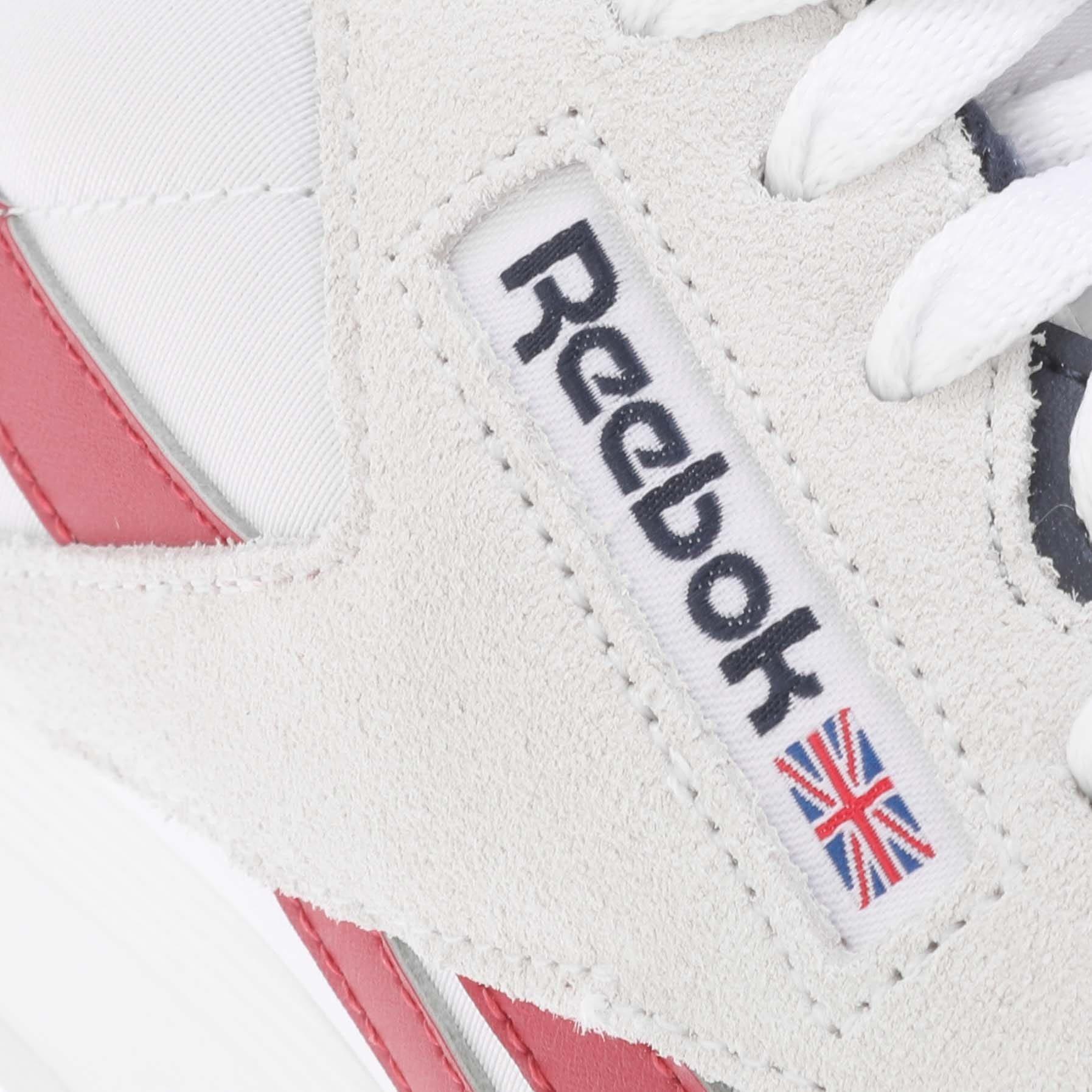White Red - Reebok - Classic Nylon Trainers - 5
