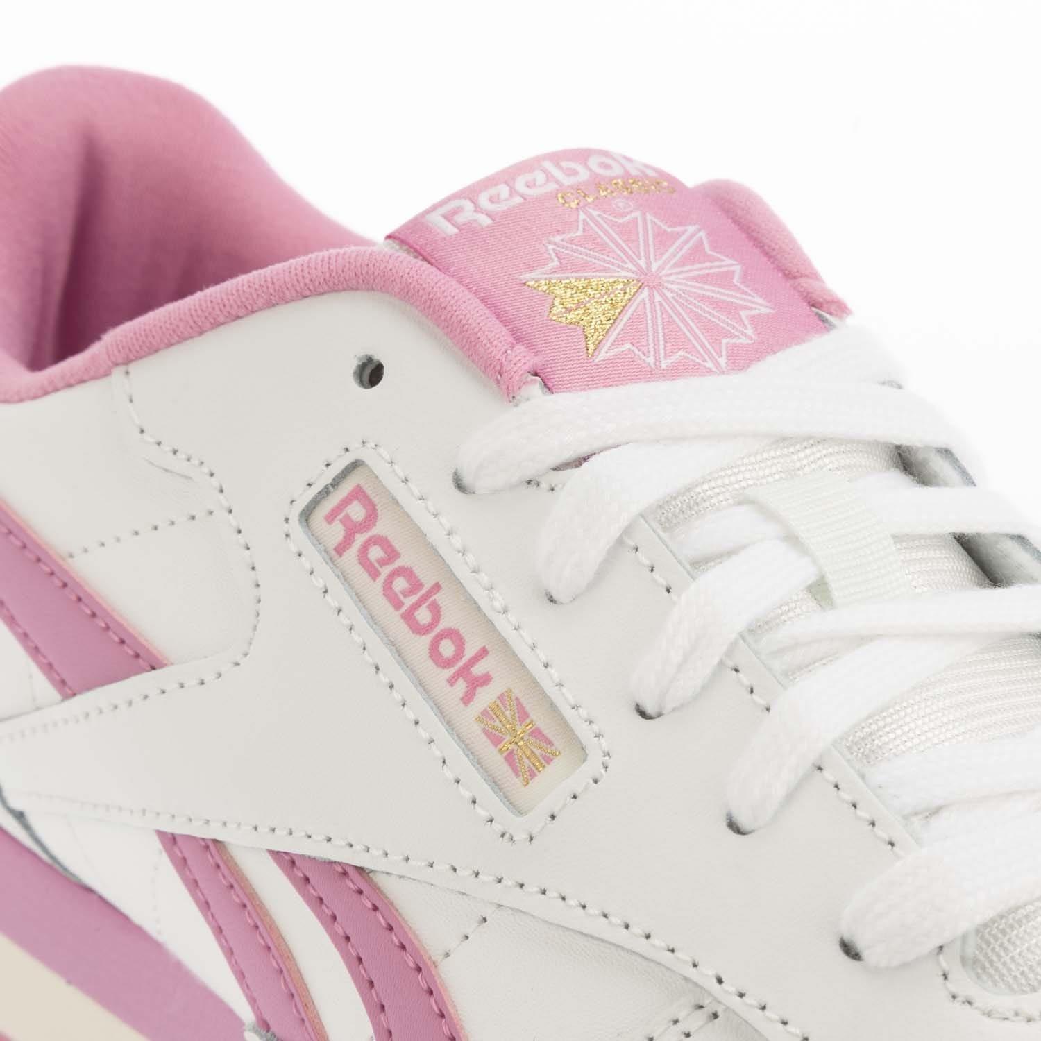 White Pink - Reebok - Classic Leather Shoes - 5